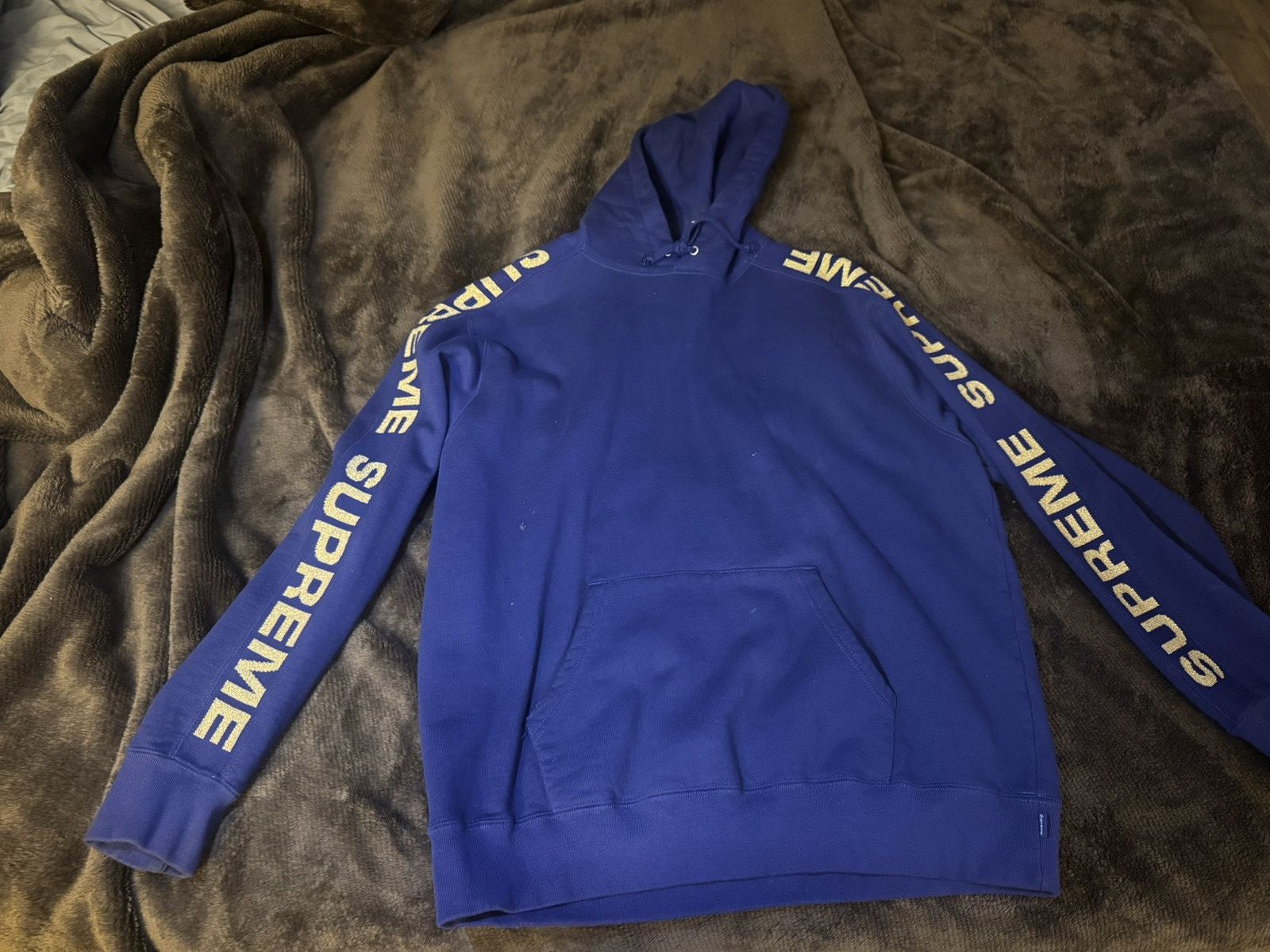 Supreme Supreme Metallic Rib Hooded Sweatshirt Size US M / EU 48-50 / 2 - 1 Thumbnail