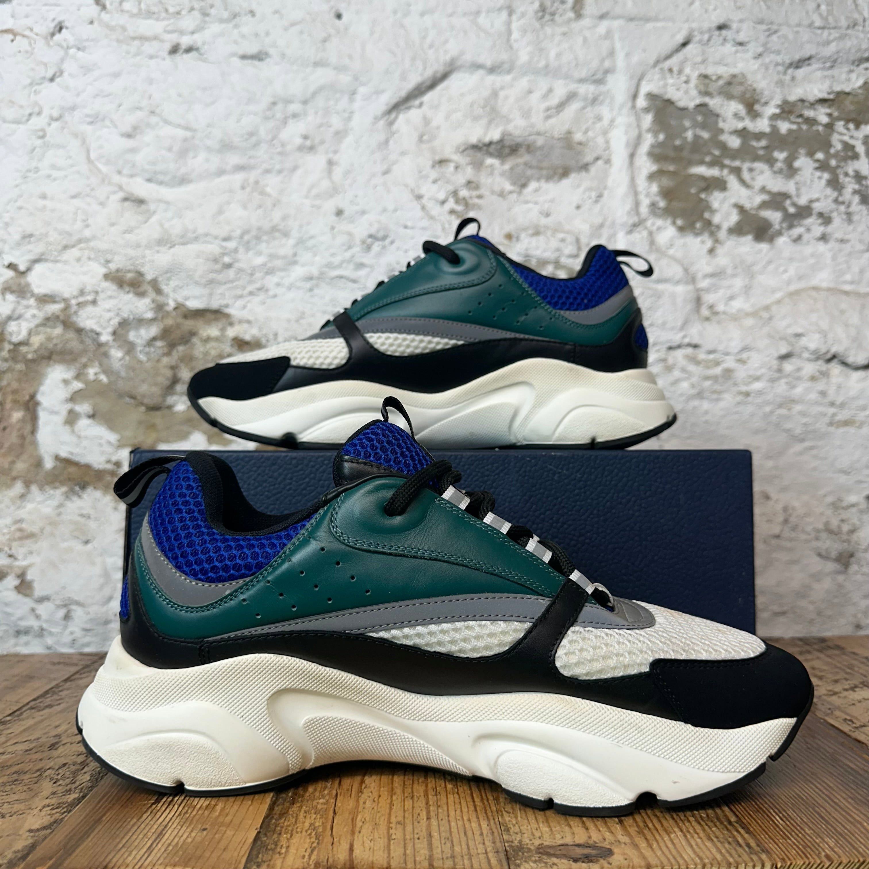 Dior Dior B22 Green White Black Sneaker Sz 9 (42) Size US 9 / EU 42 - 2 Thumbnail
