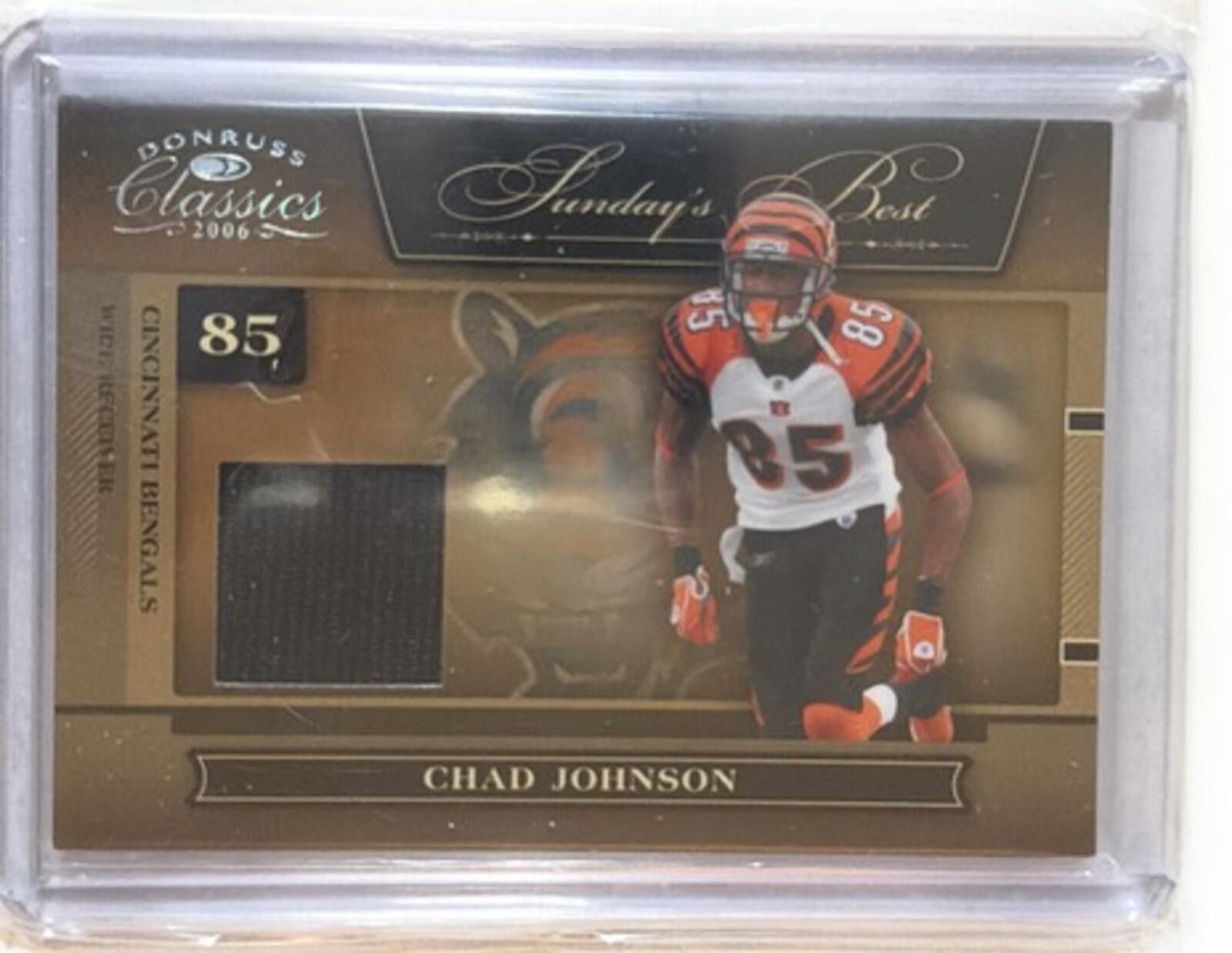 Other 2006 Donruss Classics Chad Johnson SB-10 153/250 Jersey Size ONE SIZE - 1 Thumbnail