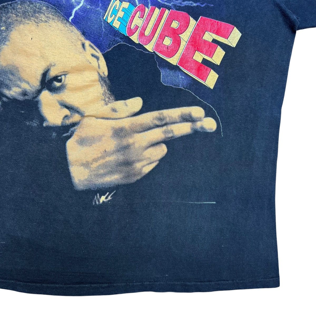 Rap Tees Vtg 1990s Ice Cube The Predator Rap Tee Double Sided T-Shirt Size US L / EU 52-54 / 3 - 13 Thumbnail