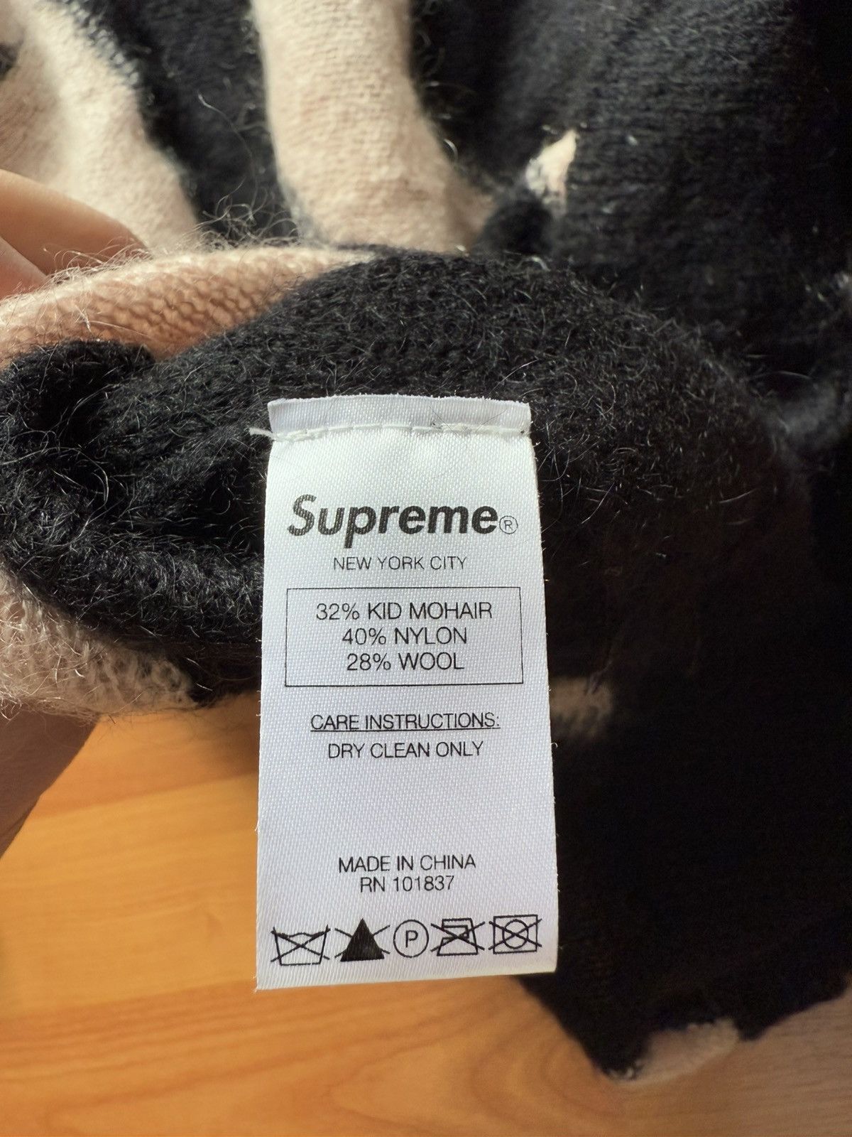 Supreme Supreme Striped Mohair Cardigan Size US L / EU 52-54 / 3 - 6 Thumbnail