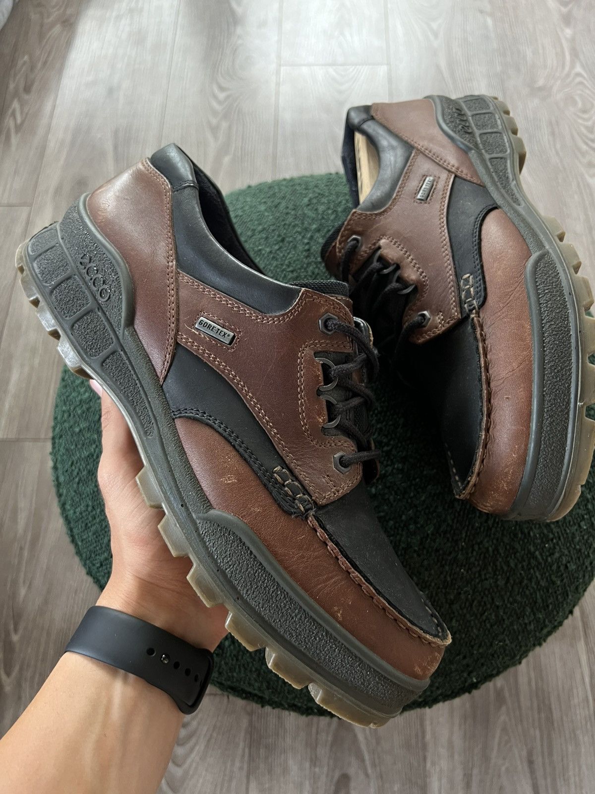 Ecco Vintage Ecco Gore-Tex Leather Casual Old Money GTX Boots Size US 11.5 / EU 44-45 - 8 Thumbnail