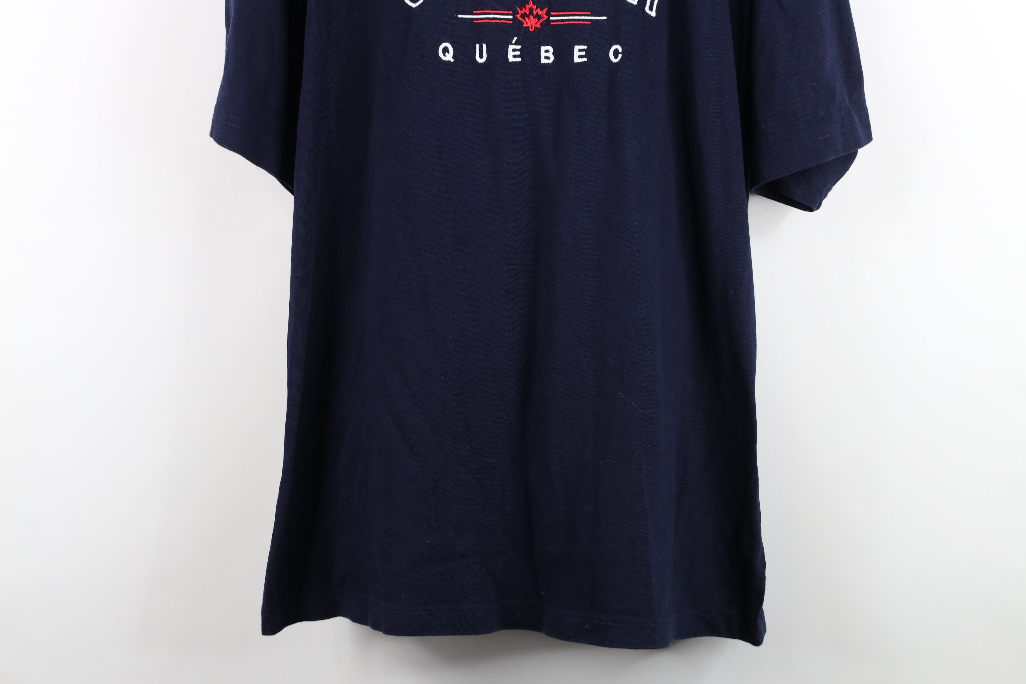 Vintage Vintage 90s Streetwear Heavyweight Canada T-Shirt Blue Size US XL / EU 56 / 4 - 3 Thumbnail