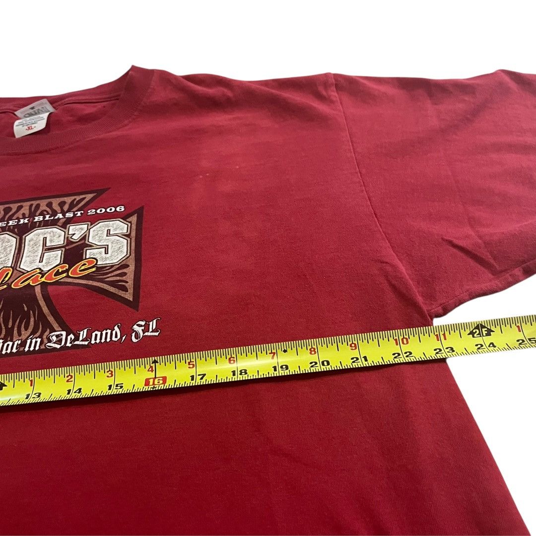 Vintage VINTAGE Doc’s Place Biker Bar Cross T Shirt 2006 Size US XL / EU 56 / 4 - 6 Thumbnail