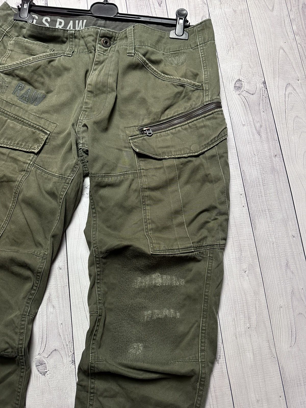 G-Star × Vintage Vintage Raw G Star cargo pants pockets zip size 36 rare Size US 36 / EU 52 - 9 Thumbnail