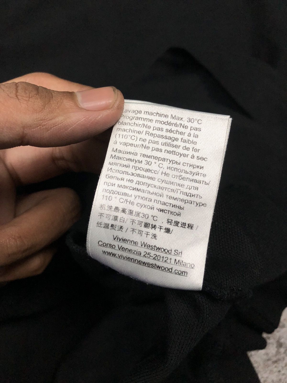 Vivienne Westwood VIVIENNE WESTWOOD Black T-shirt Size US L / EU 52-54 / 3 - 8 Thumbnail