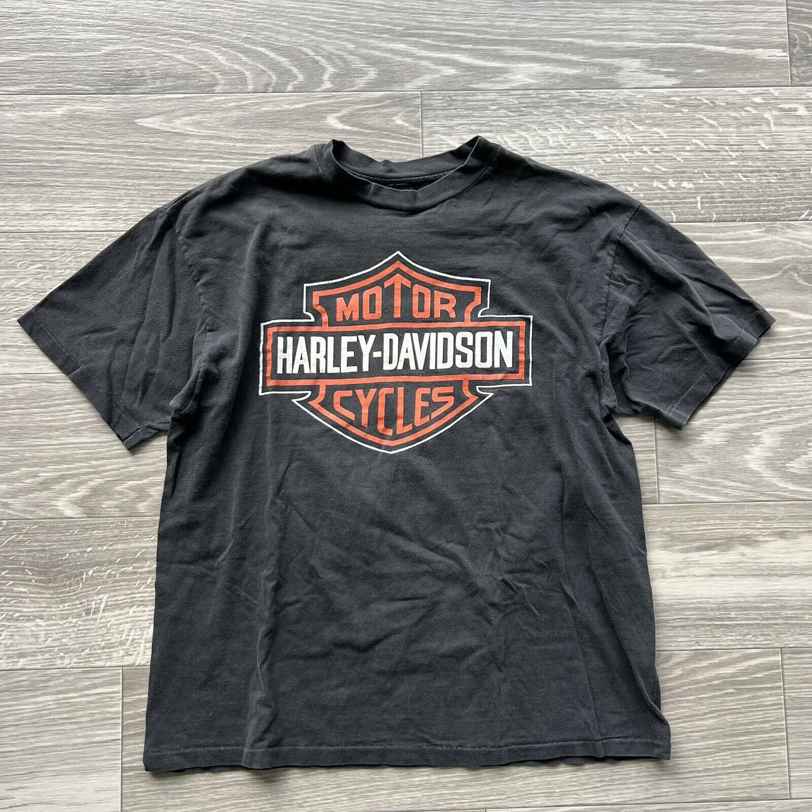 Harley Davidson Vintage 90s Harley Davidson Clearwater Florida Faded t shirt Size US L / EU 52-54 / 3 - 1 Thumbnail