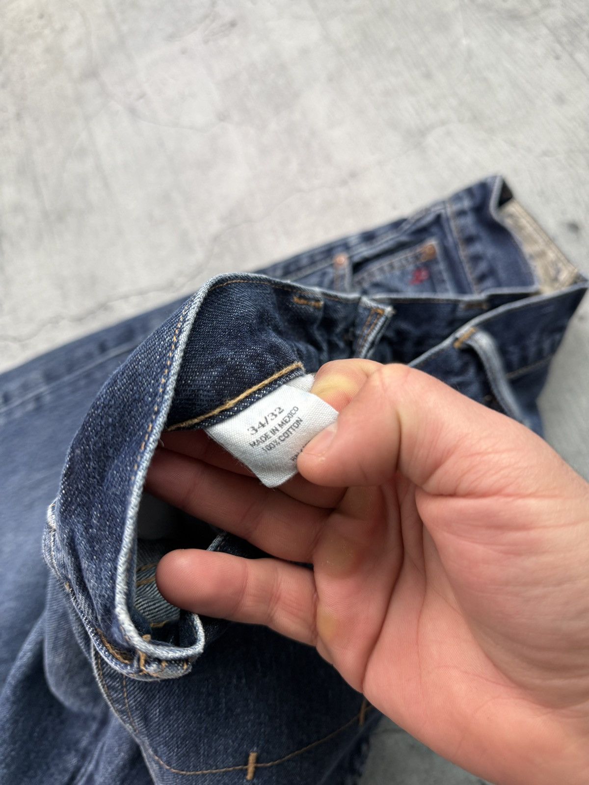 Polo Ralph Lauren Polo Ralph Lauren Jeans Men34x32 Blue Denim Varick Patchwork Size US M / EU 48-50 / 2 - 8 Thumbnail