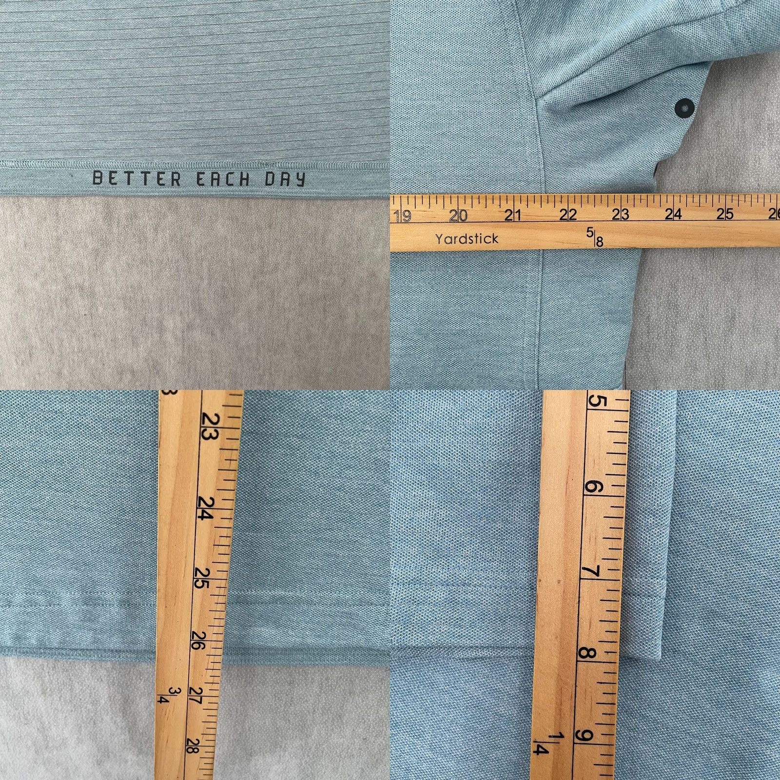 Lululemon Lululemon Drysense Shirt Adult 2XL Blue Short Sleeve Crew Neck Gym Mens Size US XXL / EU 58 / 5 - 8 Thumbnail