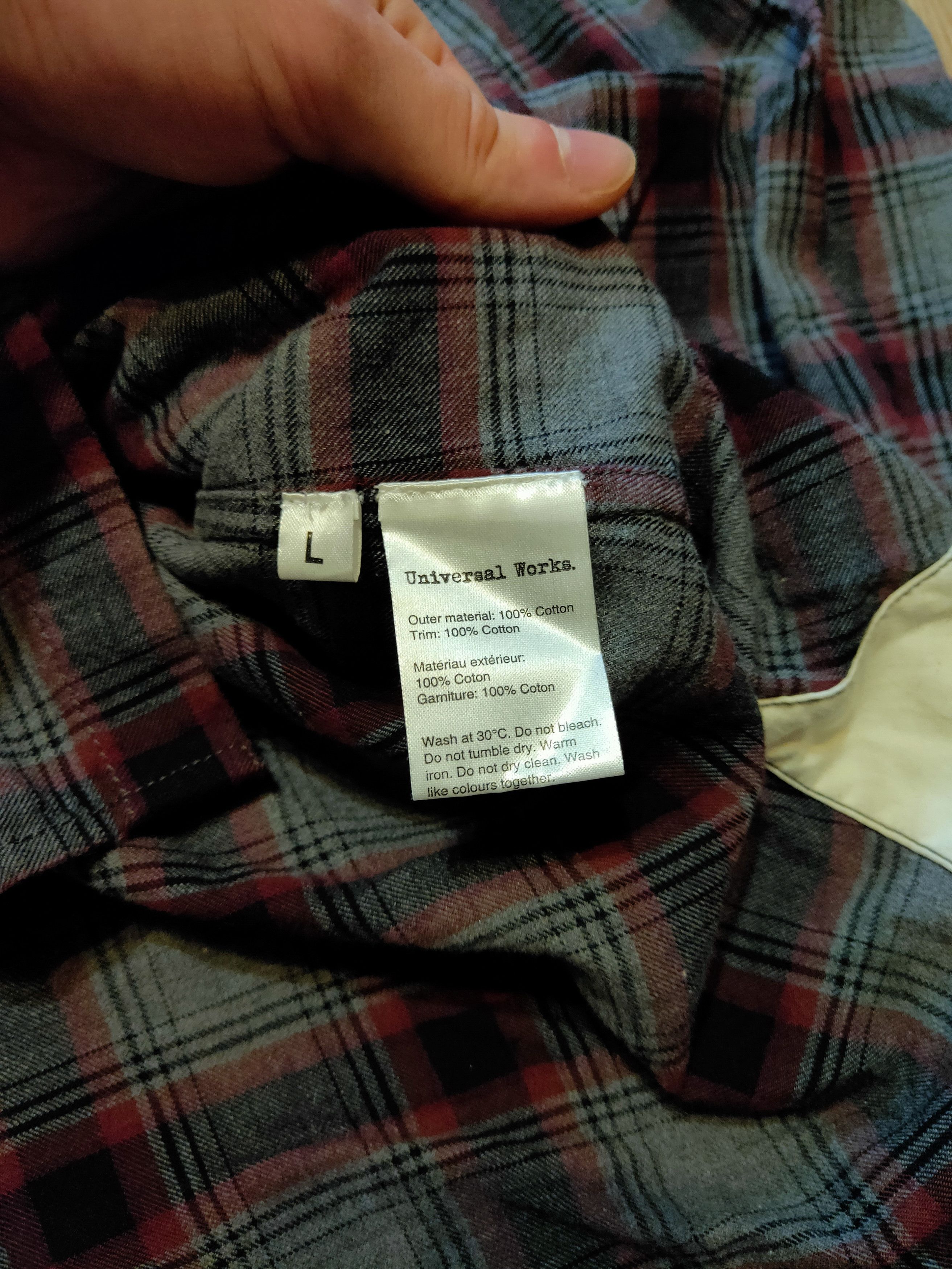 Universal Works Universal Works Plaid Check Over Shirt Size US L / EU 52-54 / 3 - 5 Thumbnail