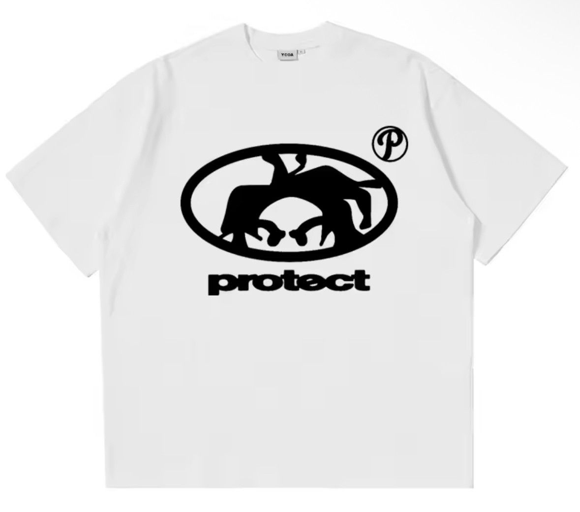 Japanese Brand Y2K Street Protect Anime Comic Eyes Short Sleeve T-Shirt Size US S / EU 44-46 / 1 - 1 Thumbnail