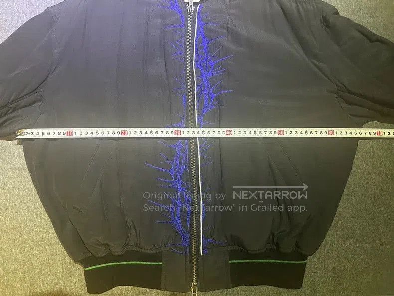 Haider Ackermann Haider Ackermann Embroidered Silk Bomber Jacket. Size US L / EU 52-54 / 3 - 3 Thumbnail