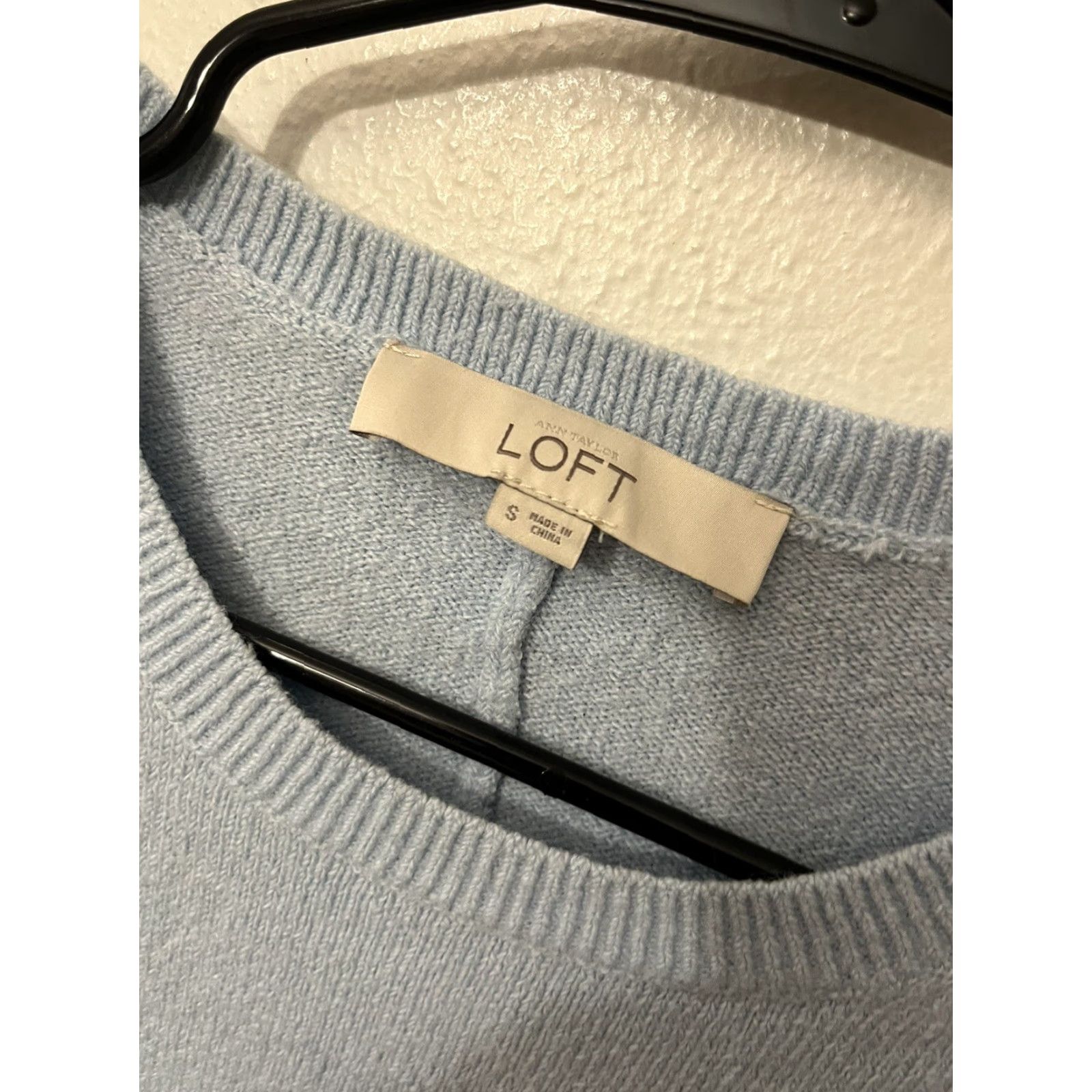 Loft VINTAGE Loft Women's Sweatshirt Long Sleeve Puff Crew Neck Size Small Blue Basic Athletic Season Size S / US 4 / IT 40 - 3 Thumbnail