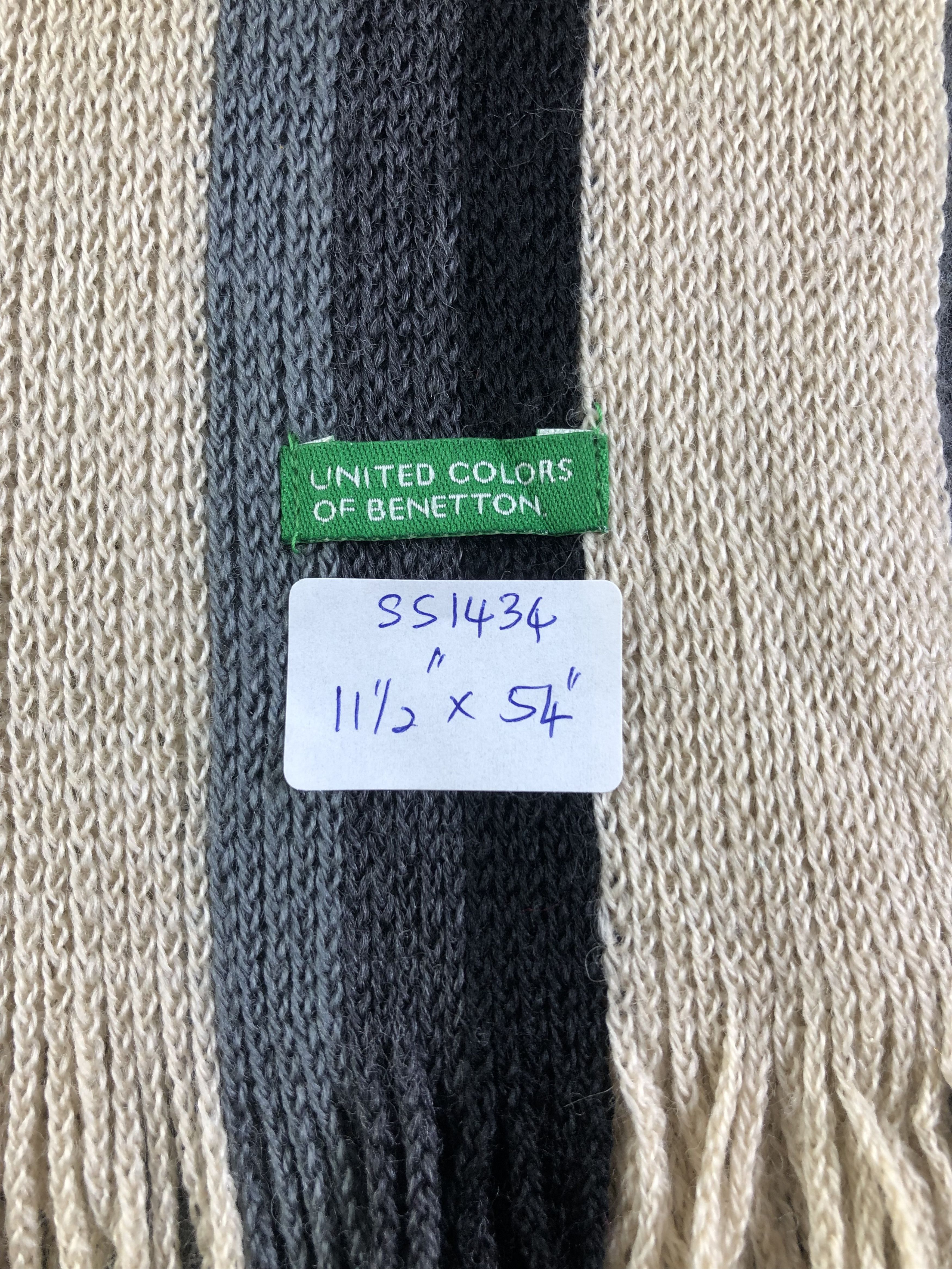 United Colors Of Benetton United Colors Of Benetton Scarf / Muffler / Neckwear Size ONE SIZE - 4 Thumbnail