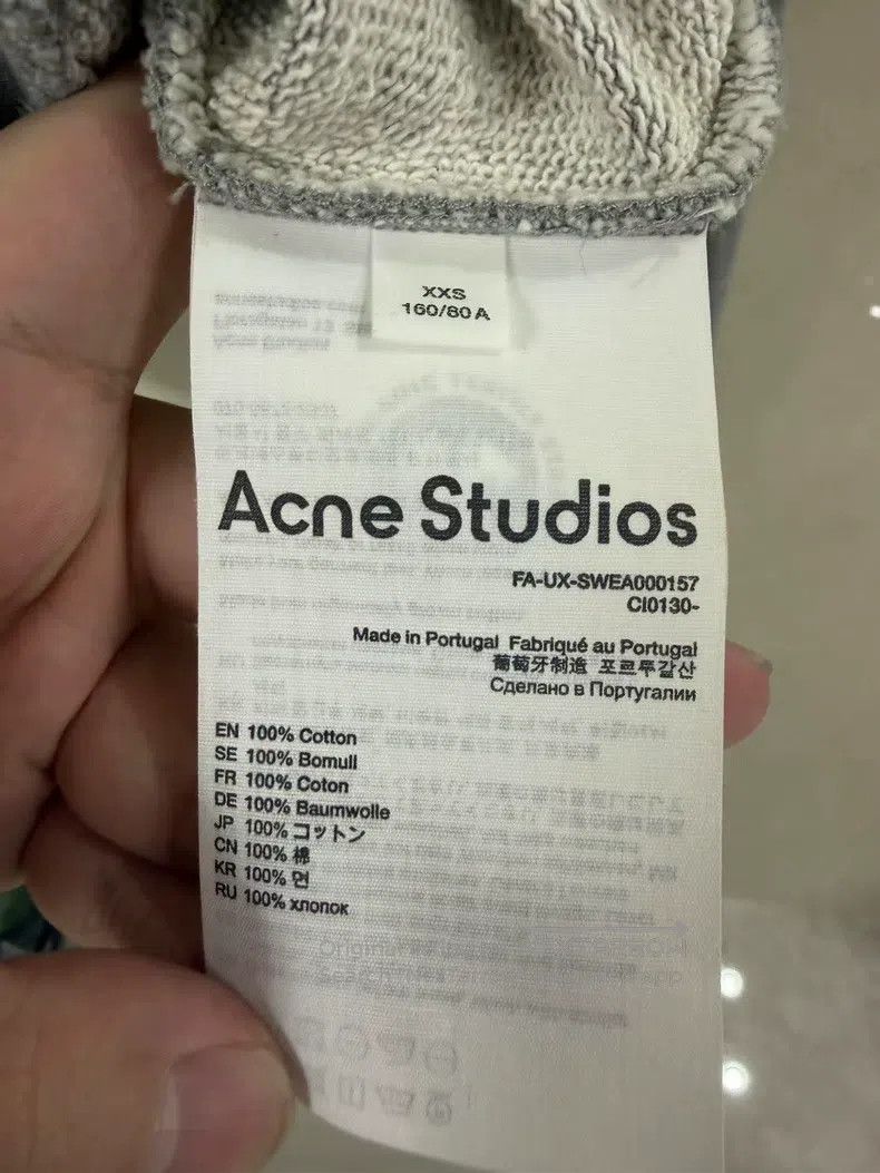 Acne Studios Acne Studios Solid Color Smile Face Hooded Zip-Up Long Sle Size US XXS / EU 40 - 4 Thumbnail