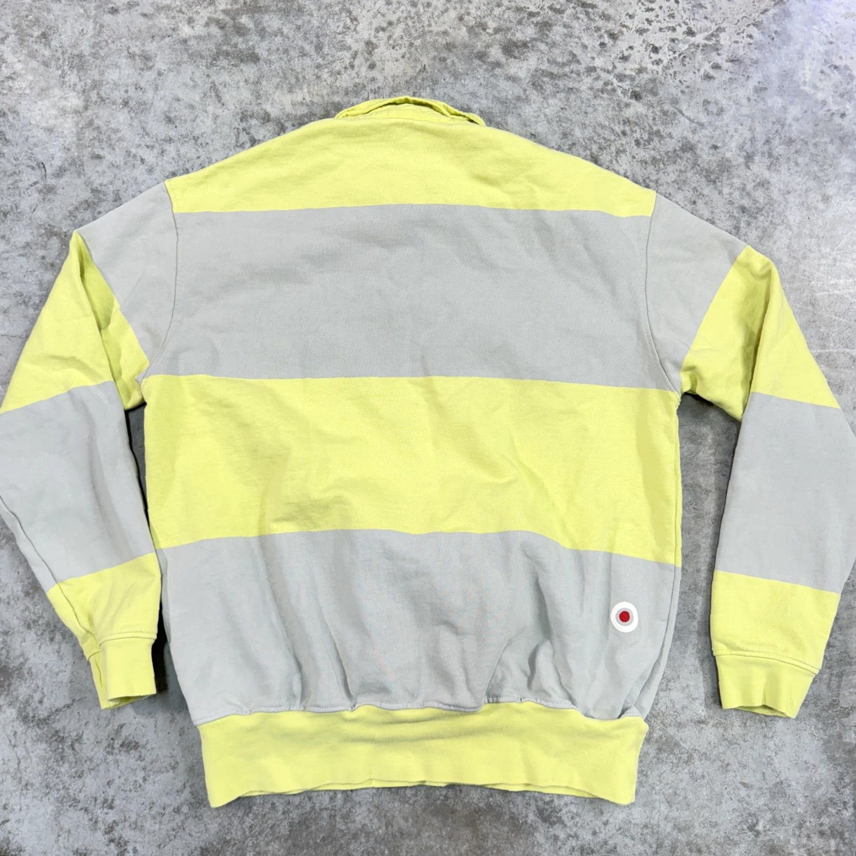 Zara Zara Rugby Shirt Mens XL Yellow Striped Long Sleeve Polo Streetwear Size US L / EU 52-54 / 3 - 5 Thumbnail