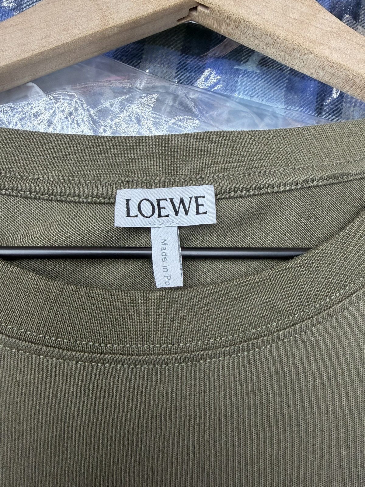 Loewe Loewe Olive Green Tee Size US XL / EU 56 / 4 - 6 Thumbnail