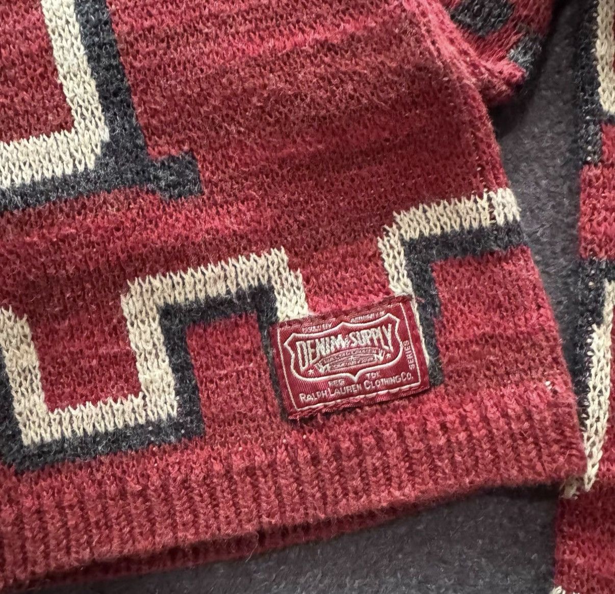 Denim & Supply Ralph Lauren Denim Supply Ralph Lauren Polo RL Navajo Knit Sweatshirt K22 Size US M / EU 48-50 / 2 - 7 Thumbnail