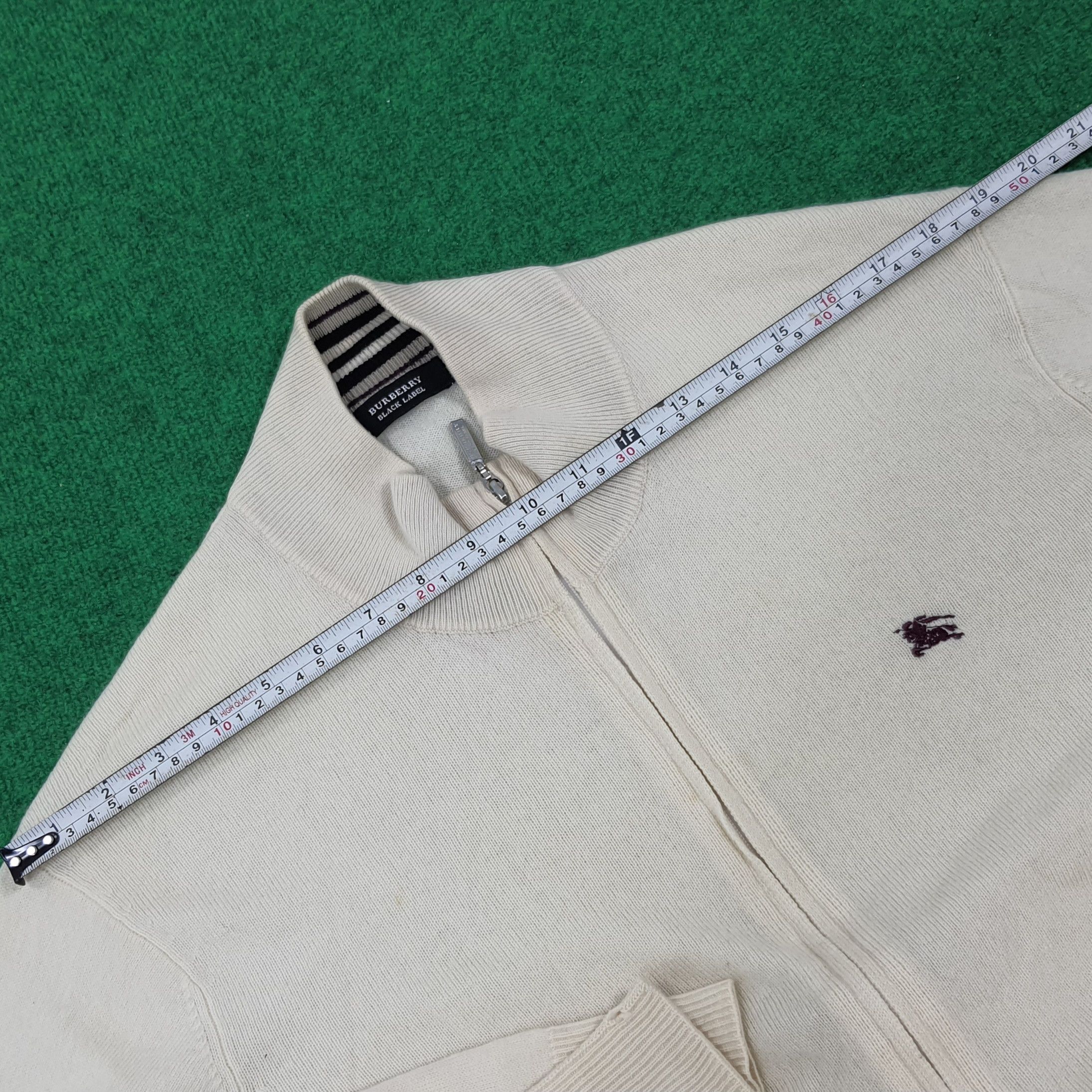 Burberry × Vintage Vintage Burberry Black Label Zipper Sweatshirt Size US S / EU 44-46 / 1 - 13 Thumbnail