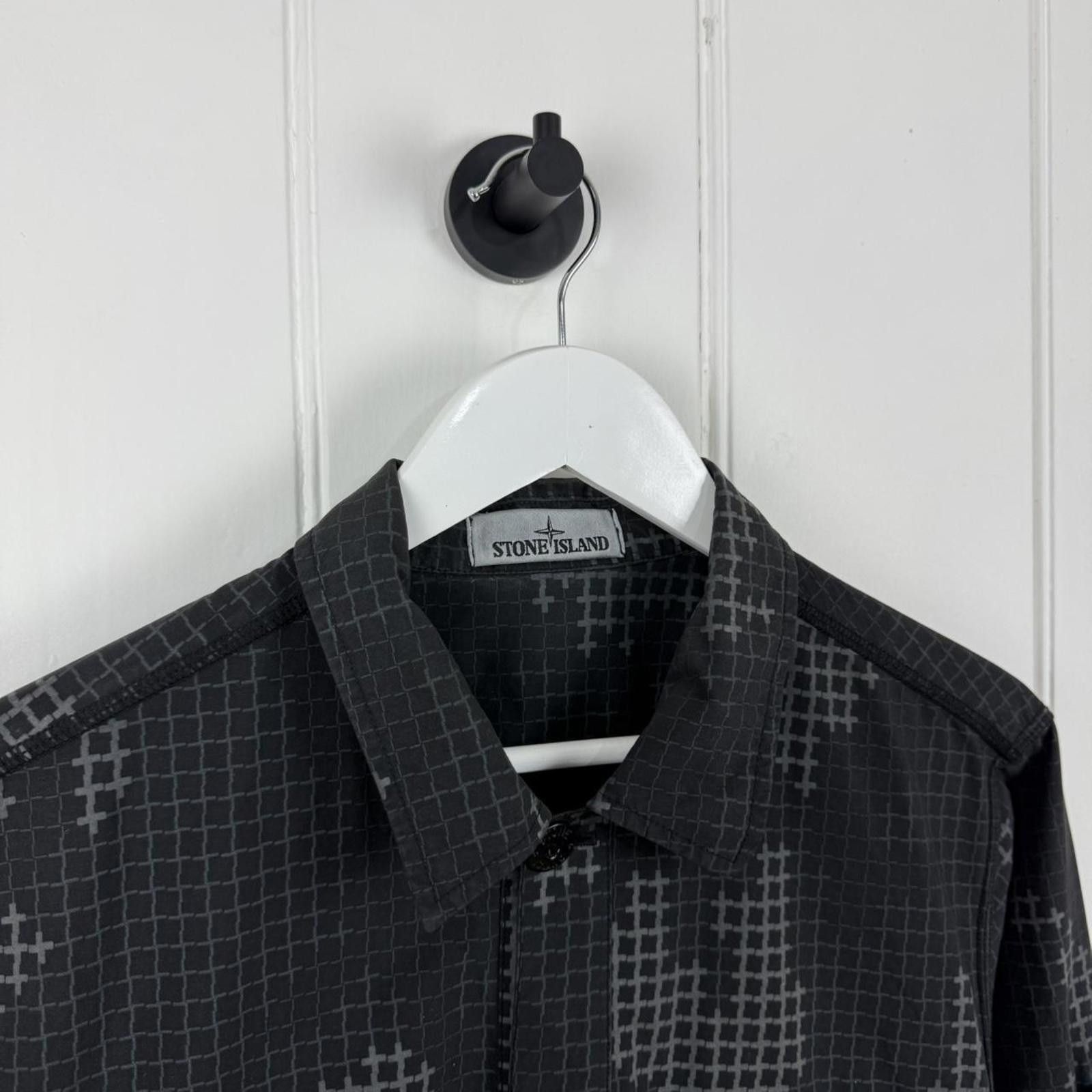 Stone Island Stone Island Grid Check Camo Shirt Size US M / EU 48-50 / 2 - 4 Thumbnail
