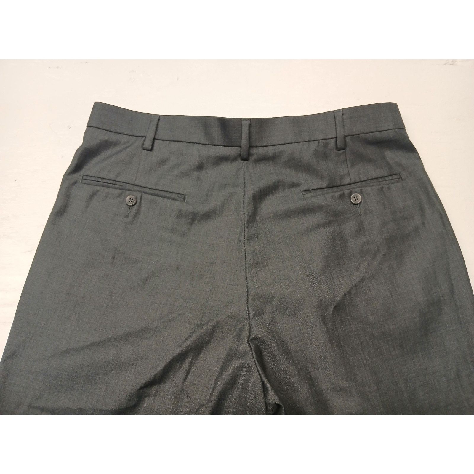 Savane Savane (34x32) Gray Relaxed Fit Dress Slacks Size US 34 / EU 50 - 8 Thumbnail