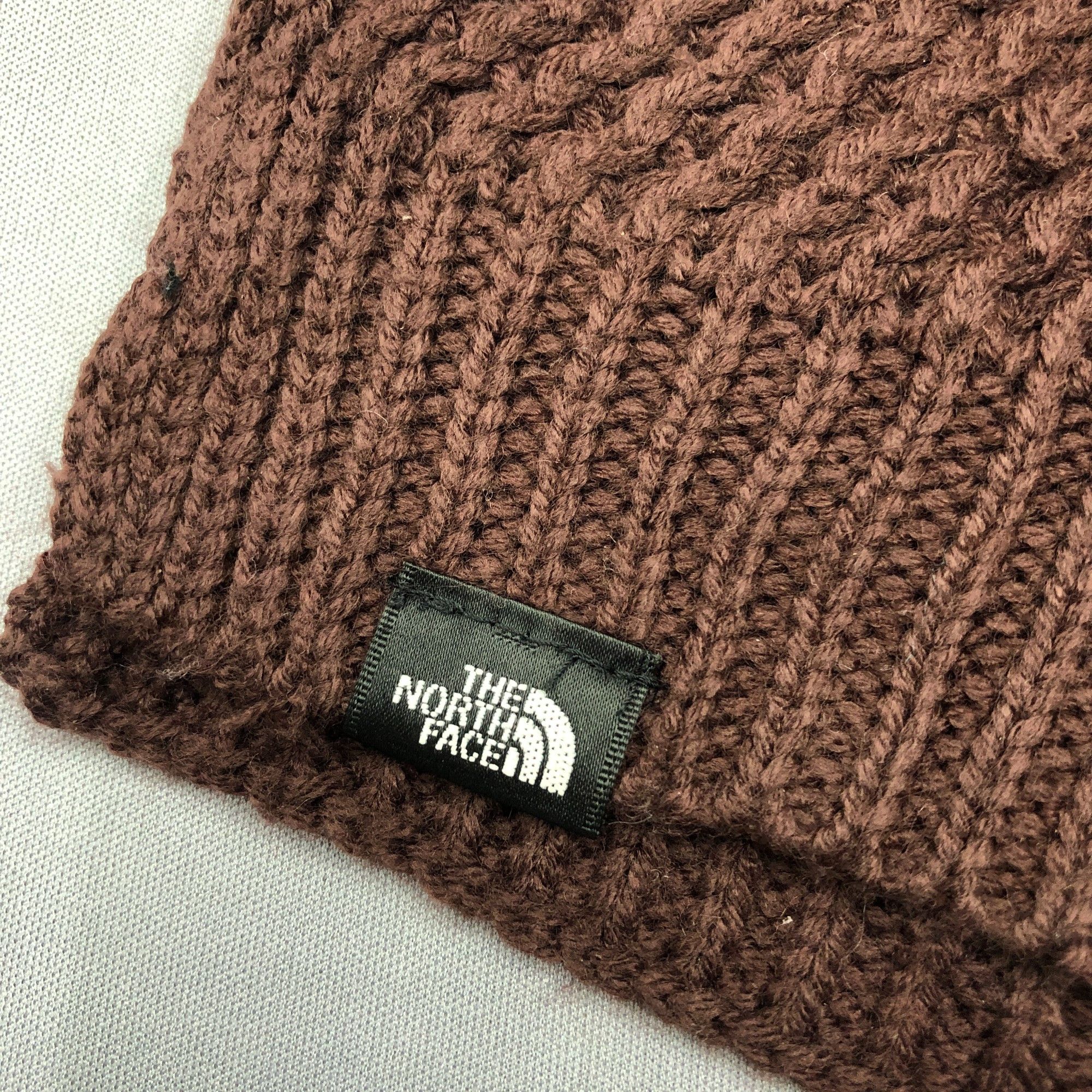 The North Face Vintage The North Face Scarf Muffler Wool TNF Knit Scarves Size ONE SIZE - 4 Thumbnail