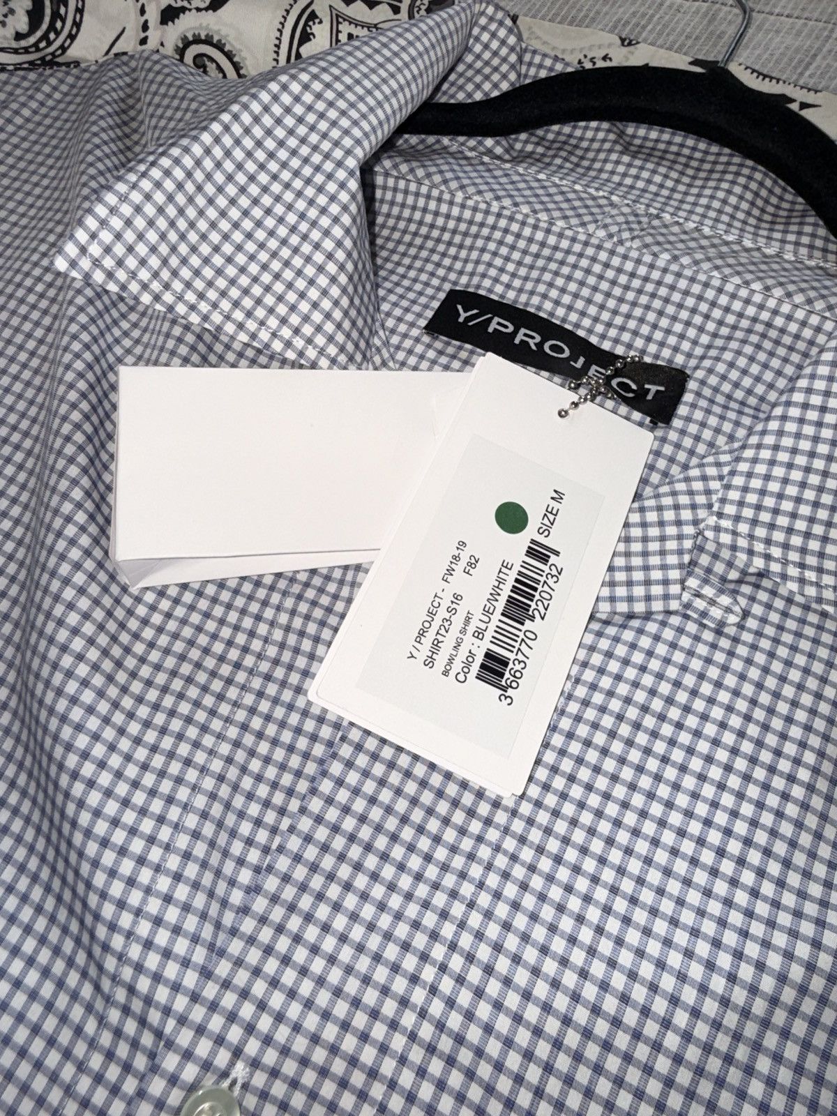 Y/Project Y/project blue white summer short sleeve short m Size US M / EU 48-50 / 2 - 6 Thumbnail