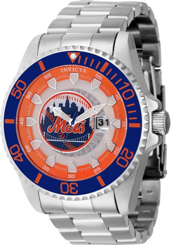Invicta × MLB MLB New York Mets Quartz Men's Watch Size ONE SIZE - 1 Thumbnail