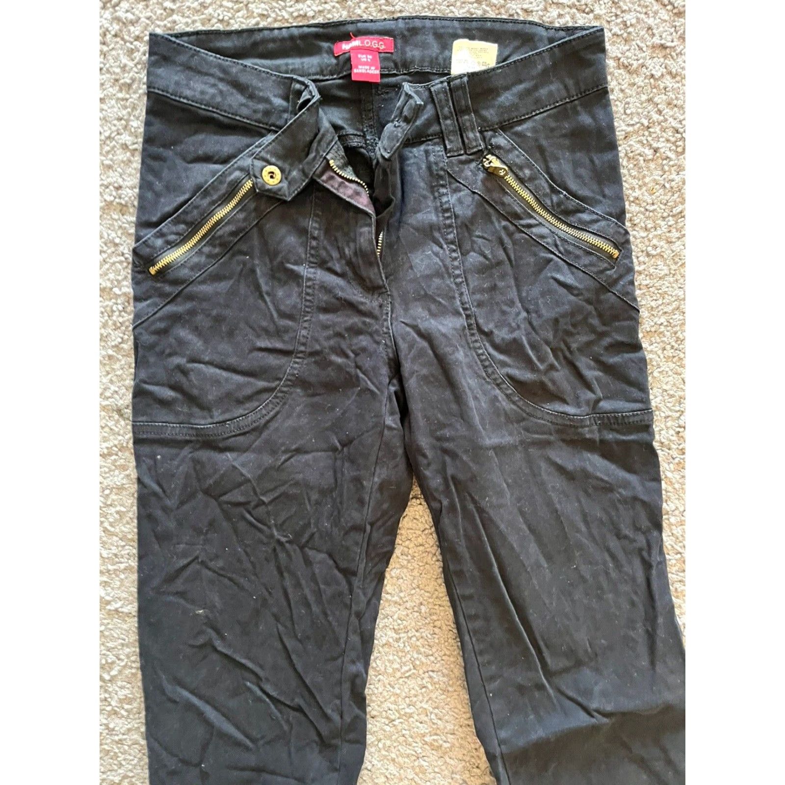 H&M H&M Pants Women 6 Black Capri Mid Rise 22" Inseam 5-Pocket Cotton Crop Beach Womens Size 28" / US 6 / IT 42 - 2 Thumbnail