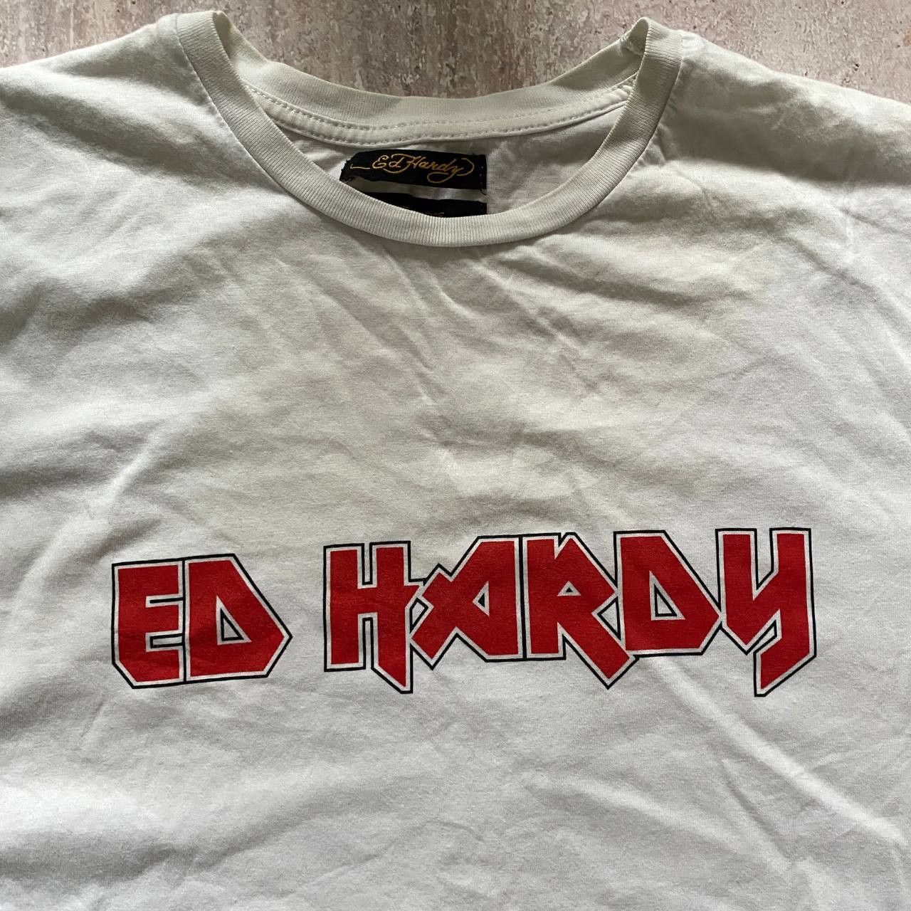 Ed Hardy VINTAGE Y2K ED HARDY T SHIRT LIKE IRON MAIDEN 216 Size US L / EU 52-54 / 3 - 2 Thumbnail