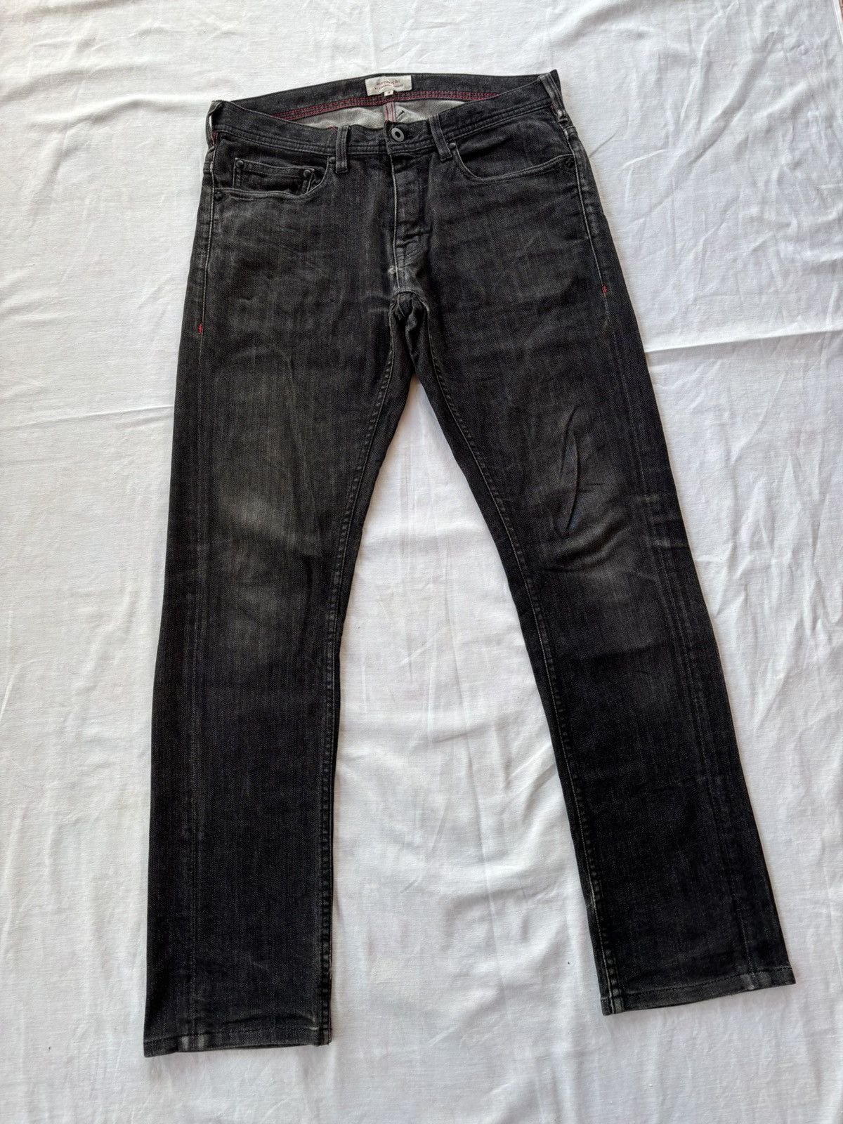 Japanese Brand Hiromichi Nakano Black Jeans Distressed Denim Size US 30 / EU 46 - 3 Thumbnail
