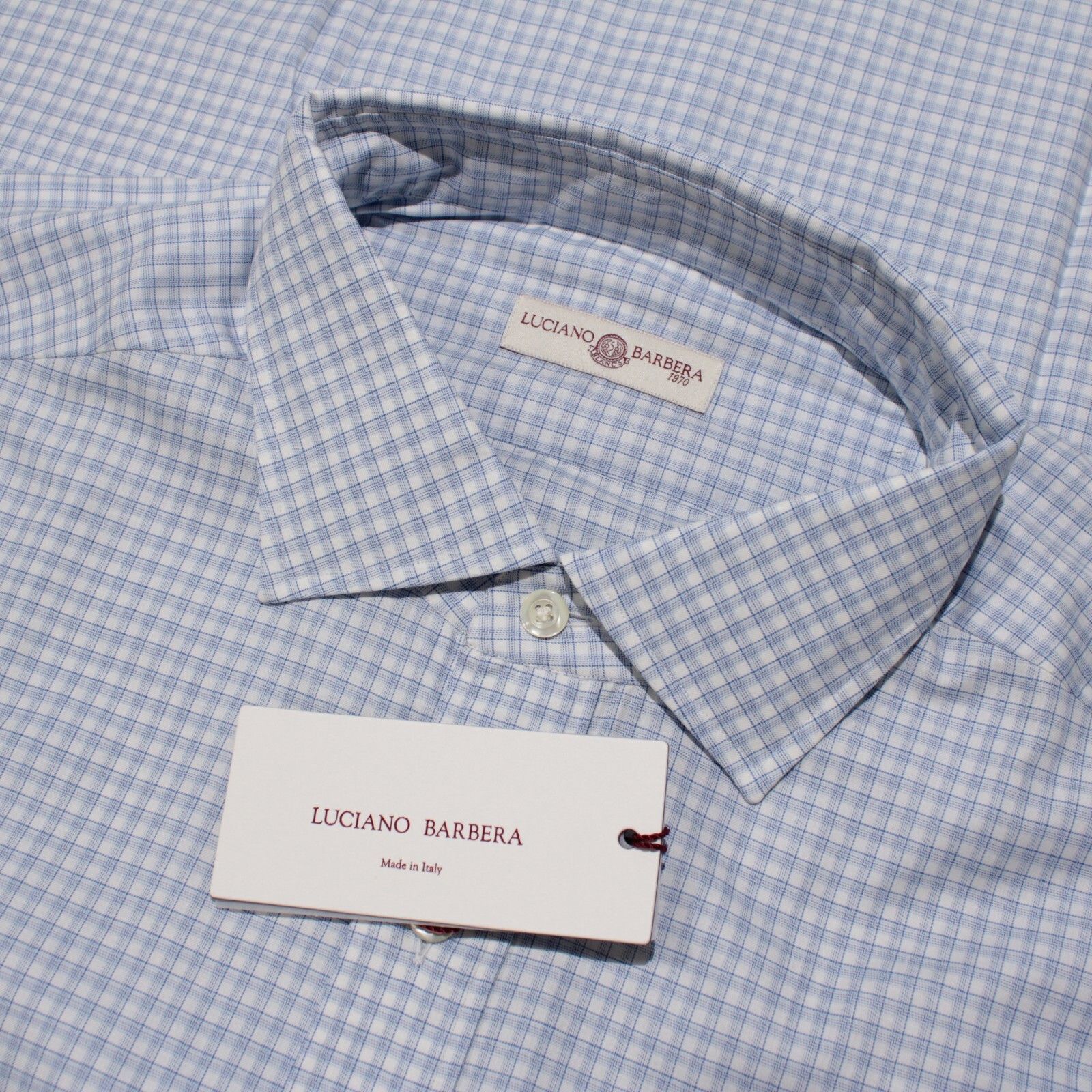 Luciano Barbera New with tags Shirt Size XL US In Blue