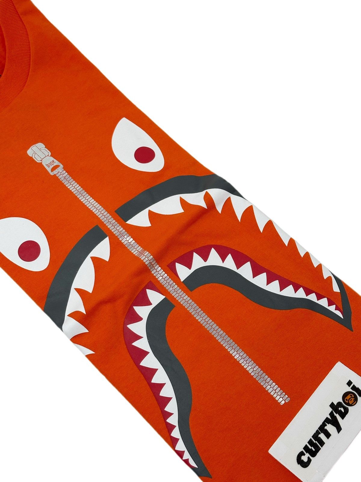 Bape BAPE Mad Shark Tee Orange Size US M / EU 48-50 / 2 - 3 Thumbnail