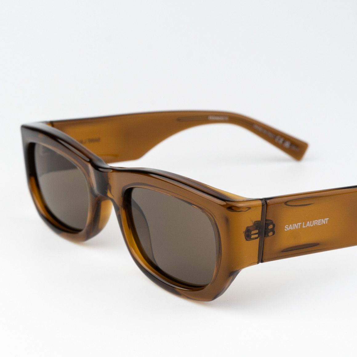 Yves Saint Laurent NEW Saint Laurent SL713 003 Rectangle Unisex Sunglasses Size ONE SIZE - 5 Thumbnail