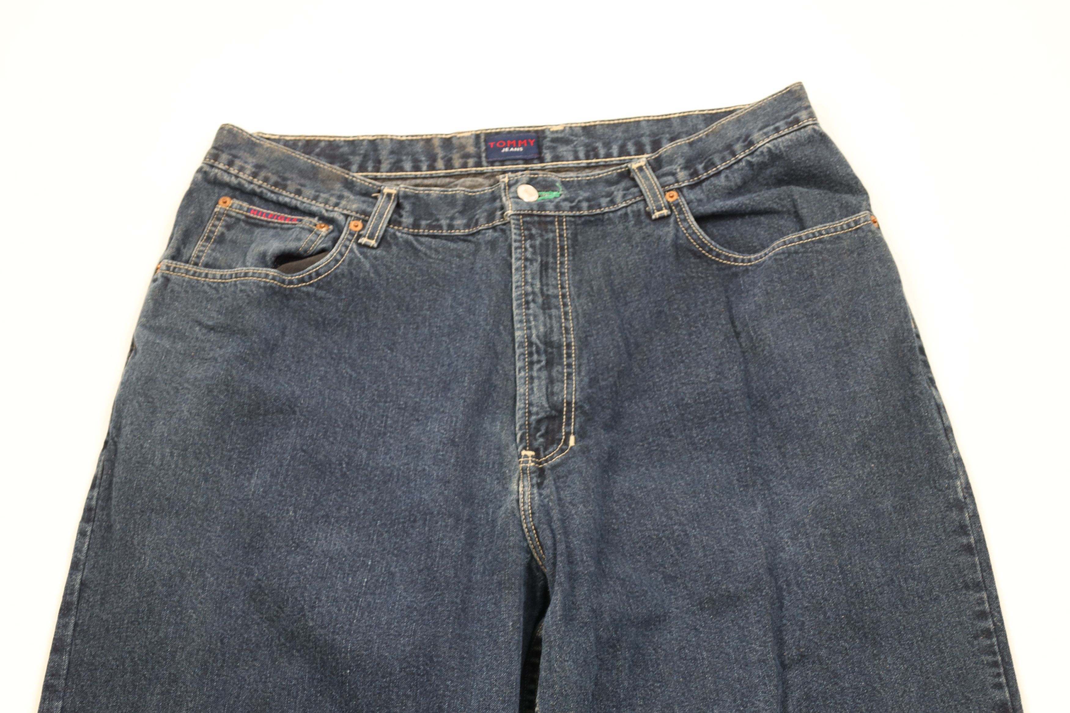 Tommy Hilfiger × Vintage Vintage 90s Tommy Hilfiger Baggy Fit Wide Leg Jeans USA Size US 38 / EU 54 - 2 Thumbnail