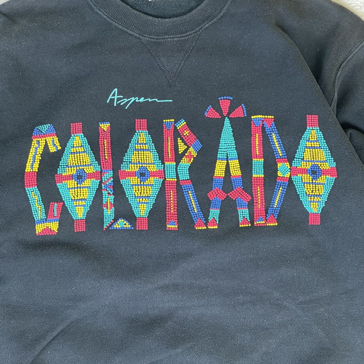 Lee Lee Aspen Colorado Embossed Navajo Sweatshirt Size US M / EU 48-50 / 2 - 2 Thumbnail
