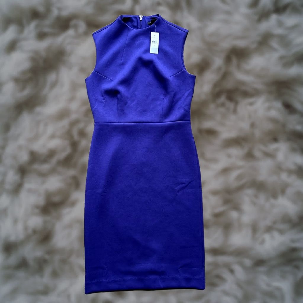 Ann Taylor Ann Taylor Maxi Dress Womens 0 Sleeveless Purple Back Zip NWT Size XS / US 0-2 / IT 36-38 - 1 Thumbnail