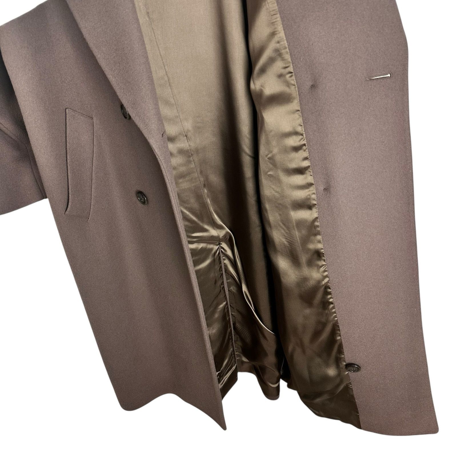 Jones New York Jones NY Union 100% Wool Double Breasted Trench Coat Sz 16 Size XXL / US 16-18 / IT 52-54 - 8 Thumbnail