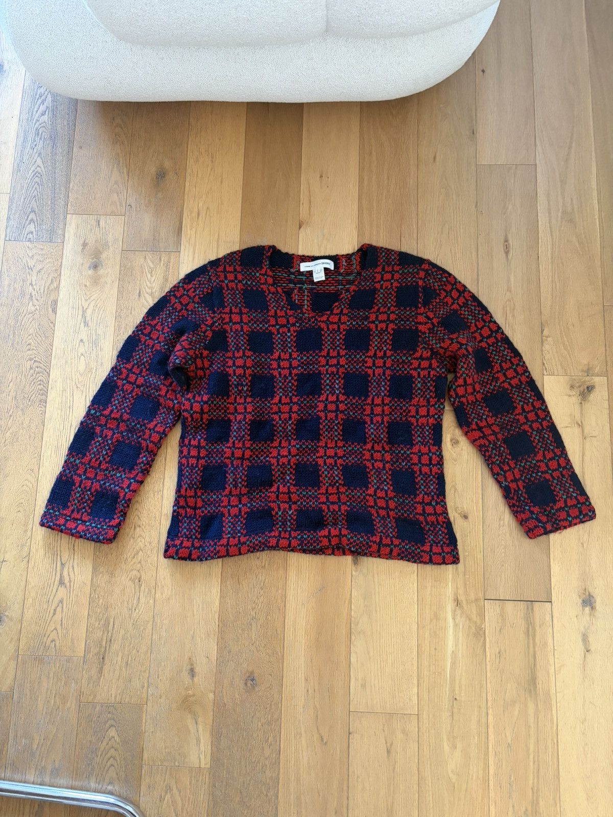 Comme des Garcons SHIRT Comme des Garcons Shirt Wool Knit Size US L / EU 52-54 / 3 - 2 Thumbnail