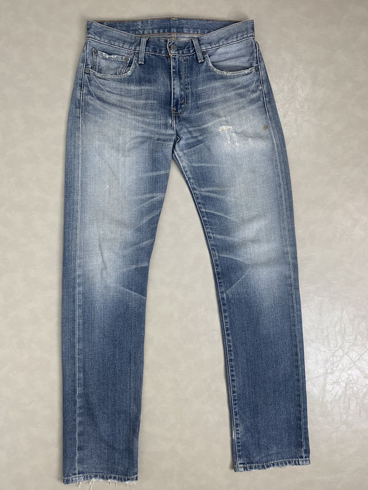 🔥 Levi's 505 Distressed Light Blue Denim W30 🔥
