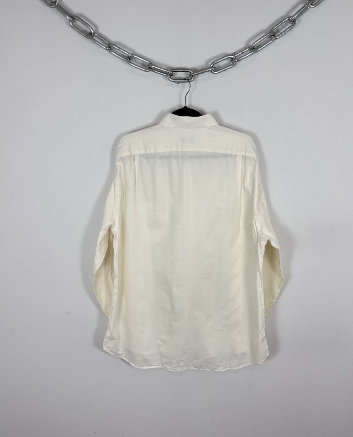 Lanvin Lanvin Classique Vintage Men’s Herringbone Button Up Shirt Size US XXL / EU 58 / 5 - 17 Thumbnail