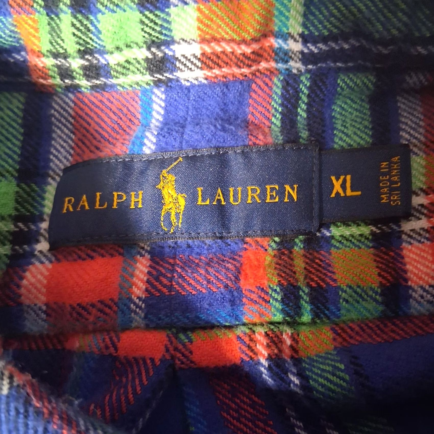 Ralph Lauren Ralph Lauren Classic Plaid Tartan Button Down Men XL Blue Size US XL / EU 56 / 4 - 4 Thumbnail