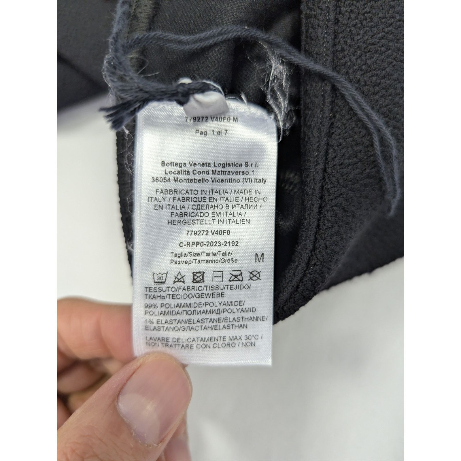 Bottega Veneta o1rshd1 Textured Technical Nylon Swimsuit Top Tank in Black Size US M / EU 48-50 / 2 - 12 Thumbnail