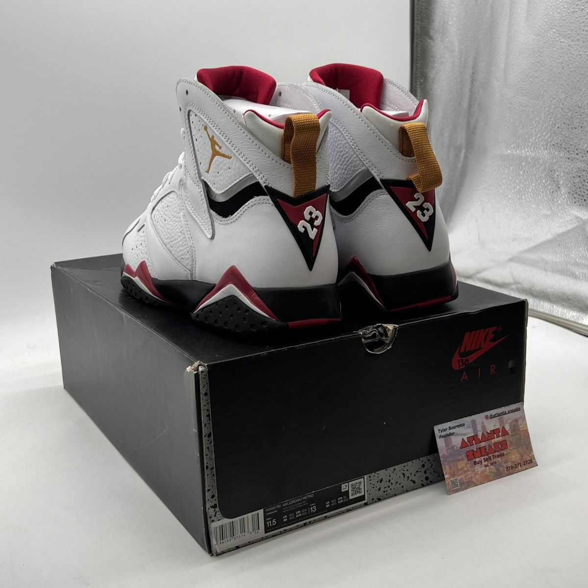 Jordan Brand Air Jordan 7 Cardinal Size US 11.5 / EU 44-45 - 4 Thumbnail
