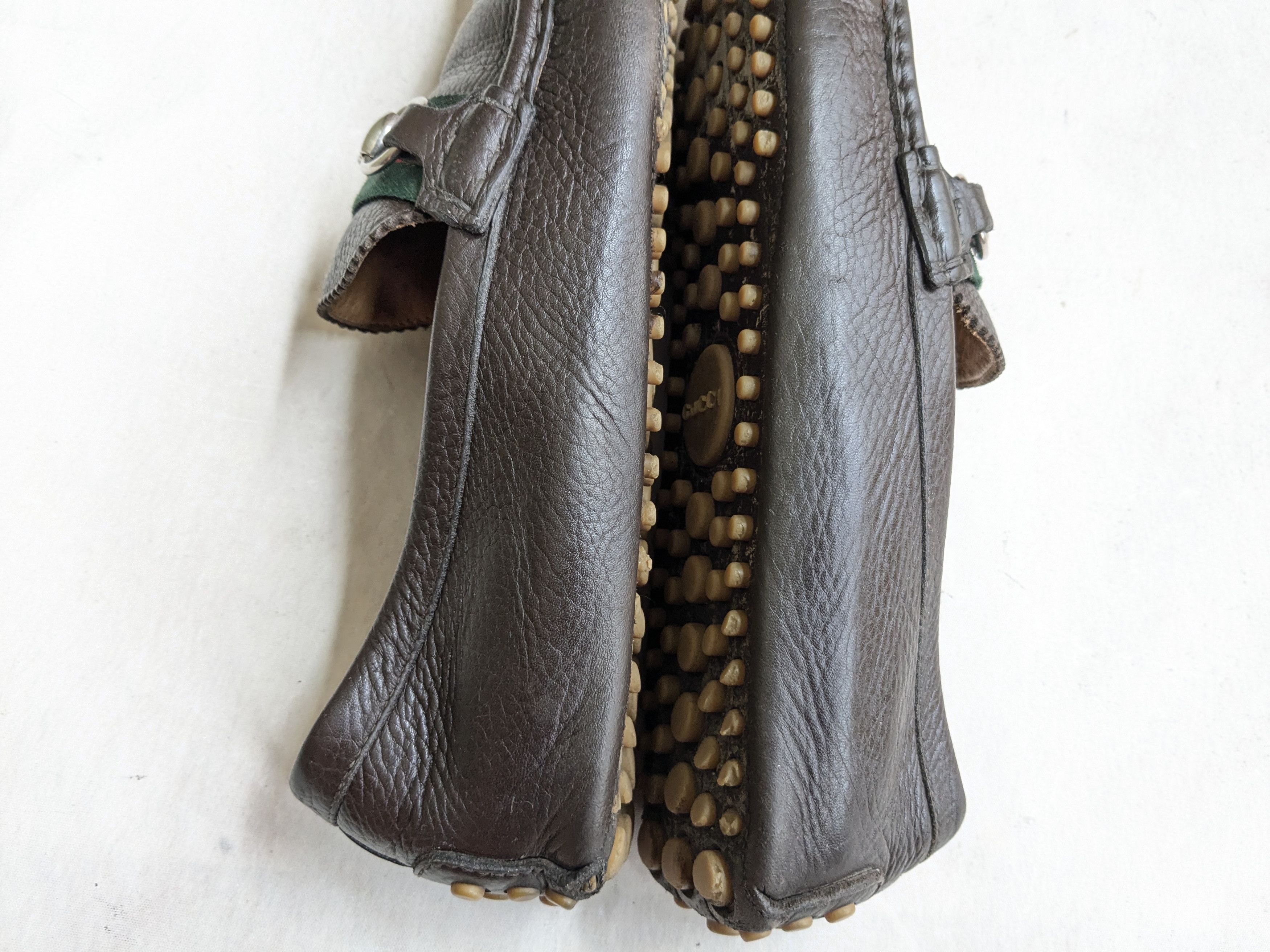 Gucci Gucci Horsebit Driving Loafers Brown Leather 10.5 Slip On Size US 10.5 / EU 43-44 - 8 Thumbnail