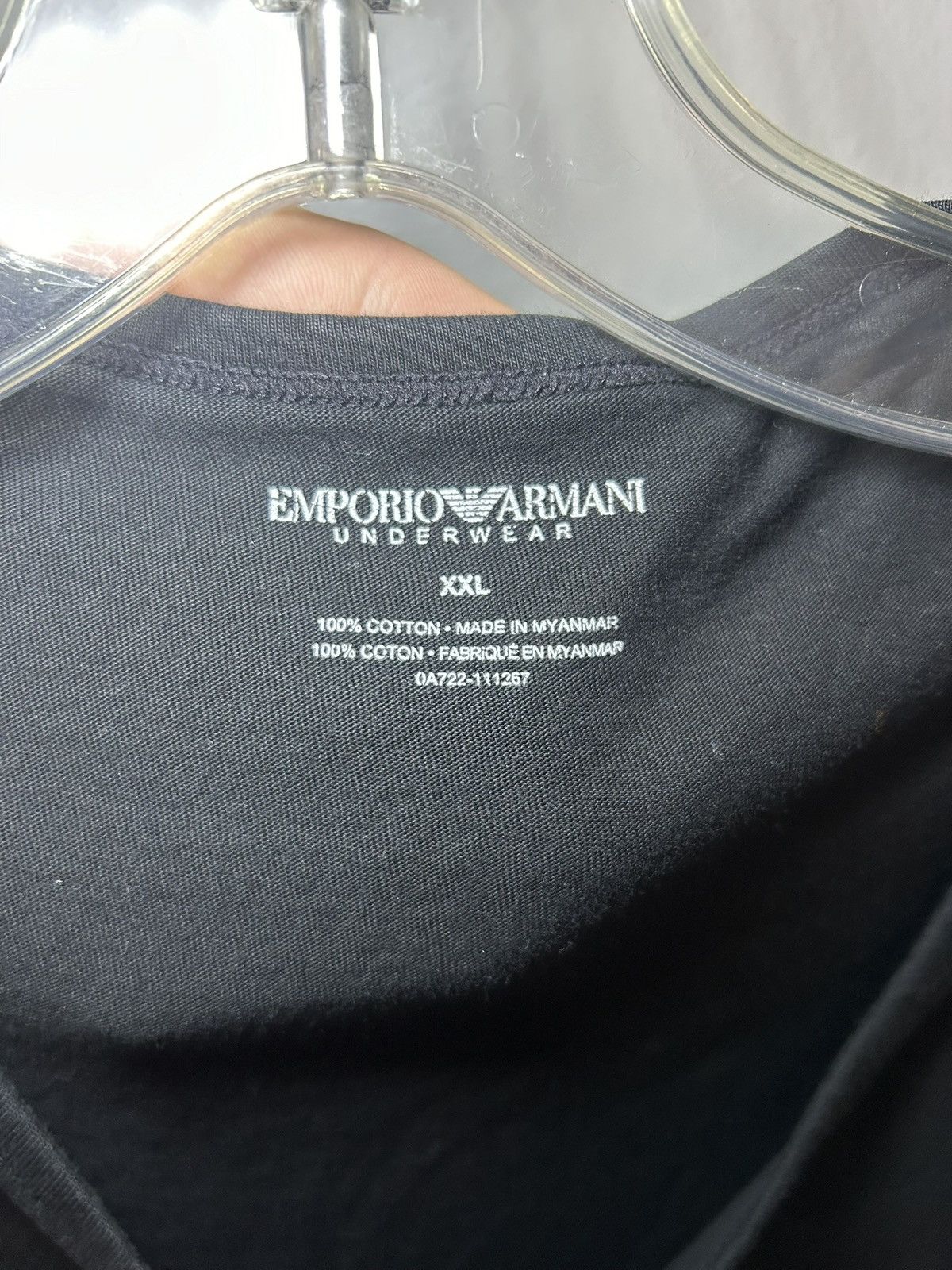 Emporio Armani Emporio Armani sleepwear 100% cotton T-shirt Size US XL / EU 56 / 4 - 3 Thumbnail