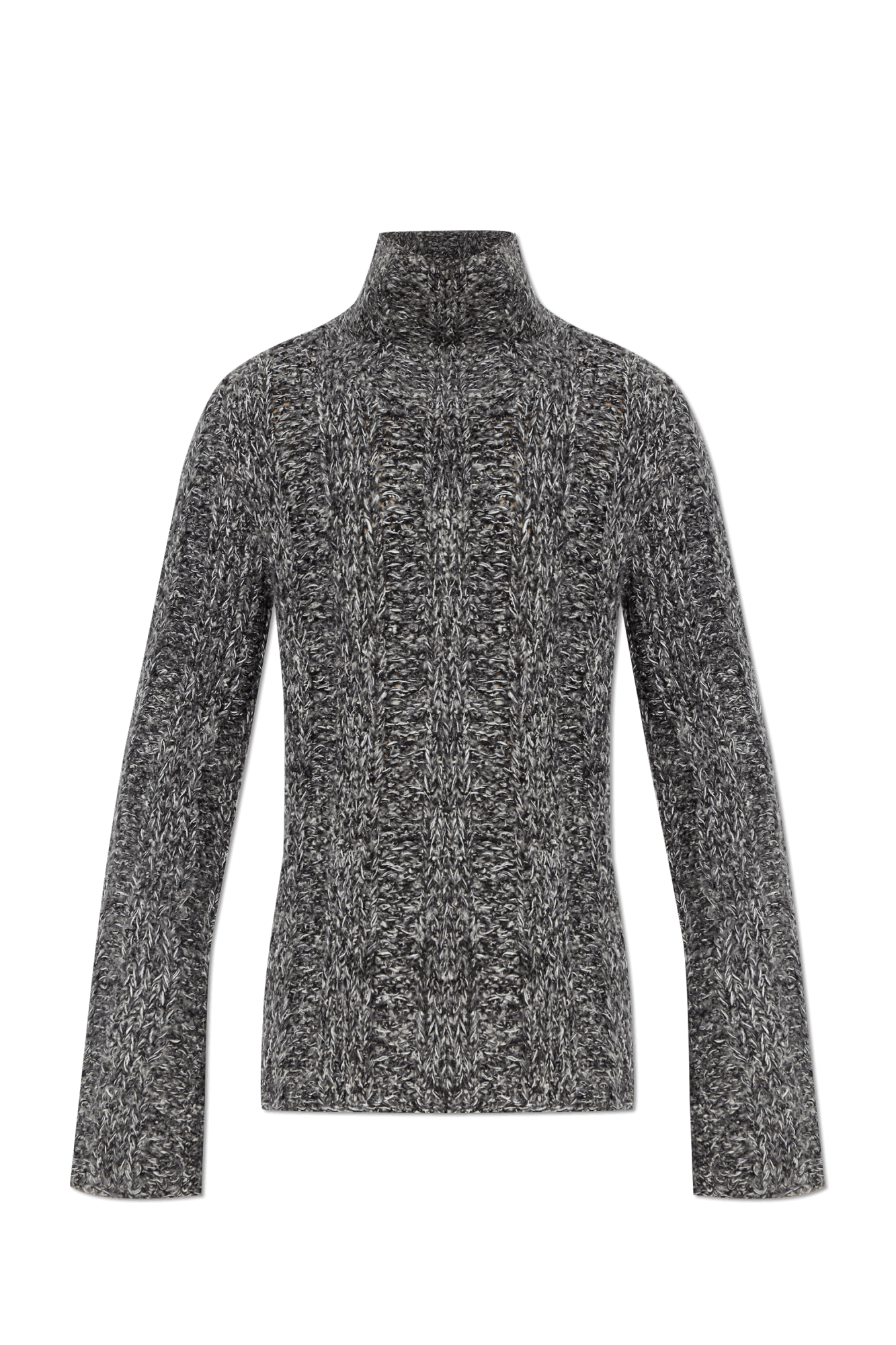 Dolce & Gabbana o1s22i1n0225 Turtleneck Sweater in Grey Size US M / EU 48-50 / 2 - 1 Thumbnail
