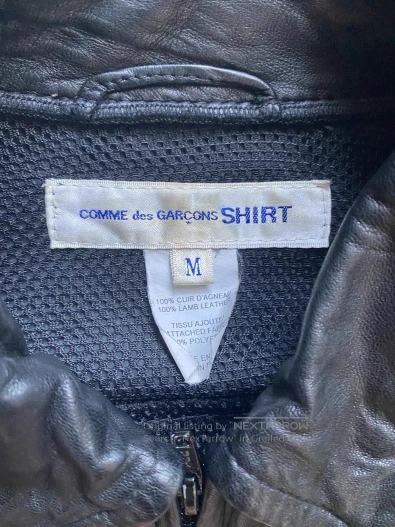 Comme des Garcons Comme des Garcons 05AW Pleated Leather Jacket. Size US M / EU 48-50 / 2 - 5 Thumbnail