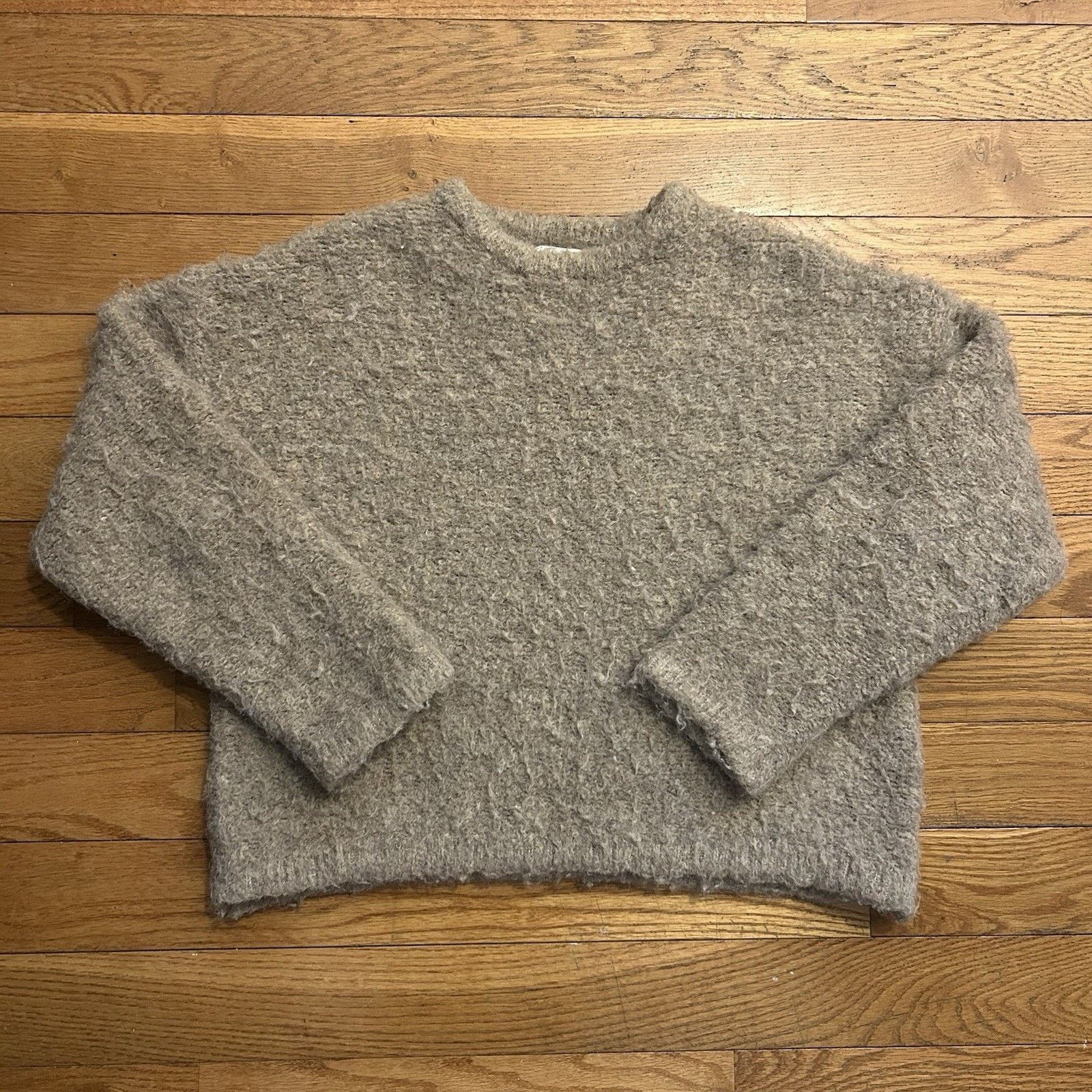 Other Le Bon Shoppe Envie Mushroom Wool Blend Fuzzy Shag Sweater Size M / US 6-8 / IT 42-44 - 1 Thumbnail
