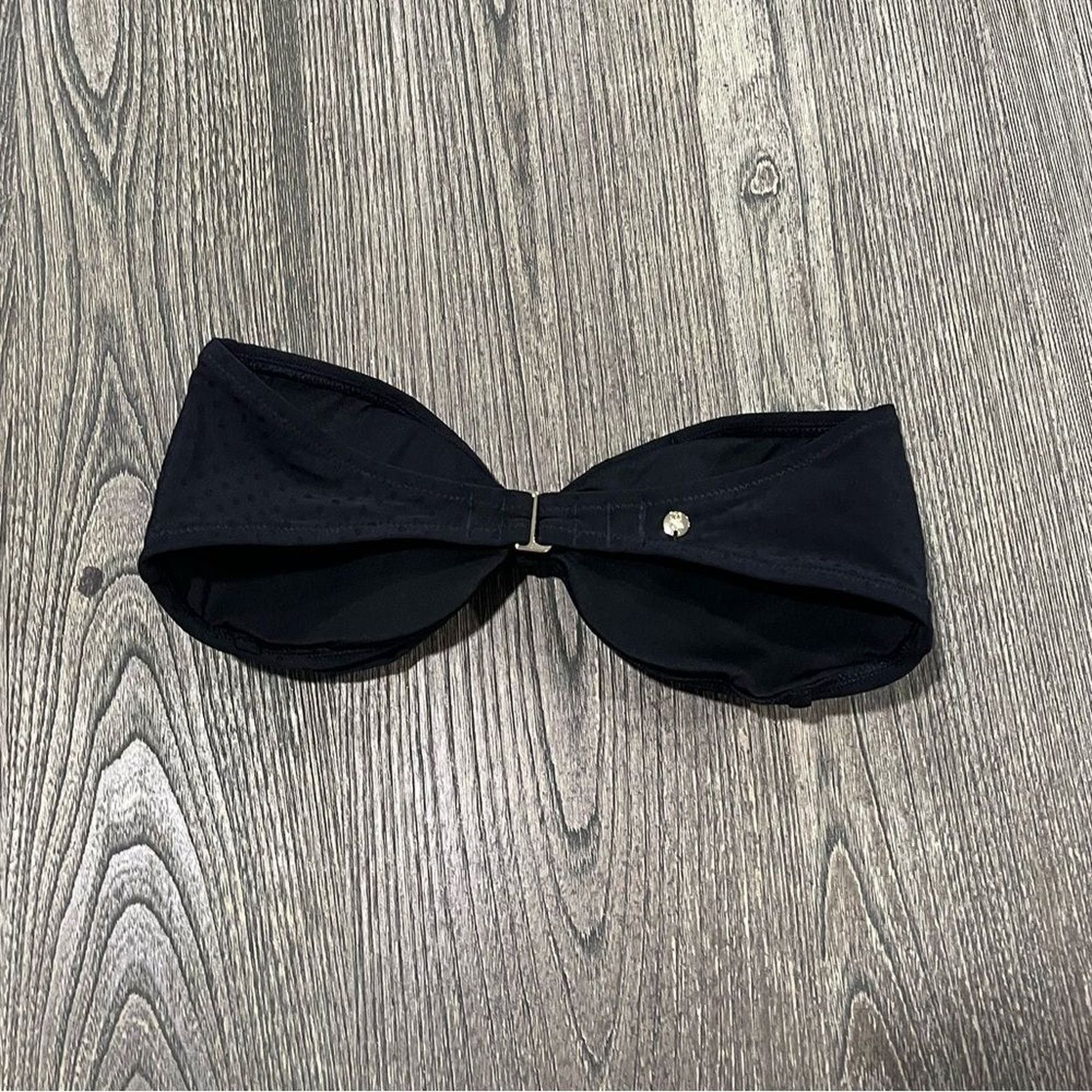 Victoria's Secret NWOT Victoria’s Secret Bow Bikini Top Strapless Dotted Siz S Size ONE SIZE - 3 Thumbnail